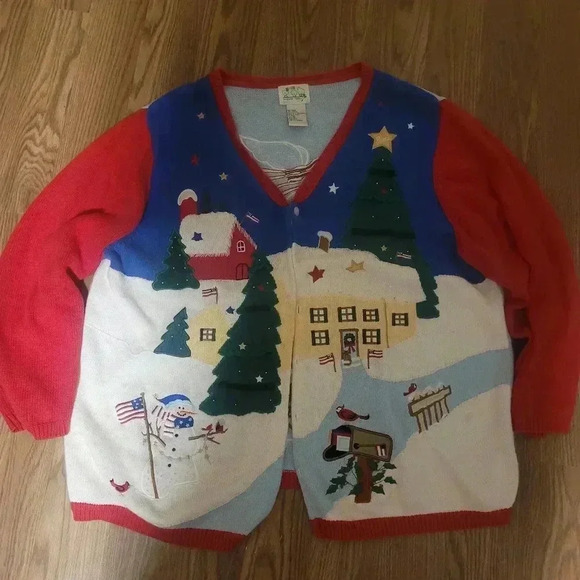 Quirky Christmas Cardigan - Picture 4 of 7